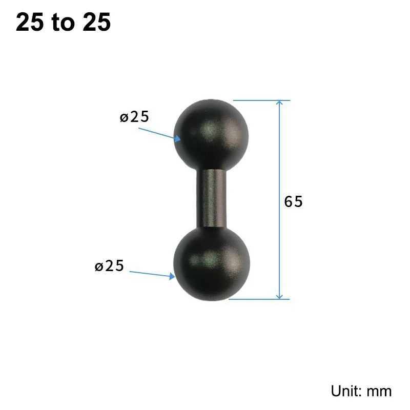 

Шаровая головка из алюминиевого сплава 17 мм/20 мм/25 мм, шатун с двойной шаровой головкой, кронштейн для камеры мотоцикла, аксессуары для передачи