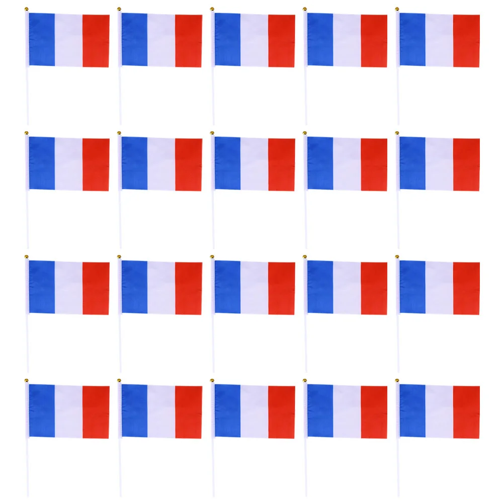 

Flag France Flags Hand Stick French Mini Country Waving National Small Held Banner Handheldworld Bastille Day Miniature