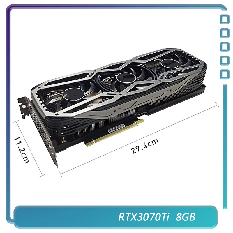 

RTX 3070Ti LIFE ES 8G For Leadtek GDDR6X 7680*4320 256 Bit PCIe4 Gaming Graphics Card