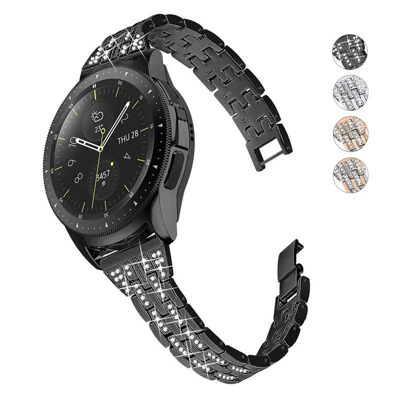 

Watch Band For Samsung Galaxy 42mm SM-R810 Gear Sport SM-R600 Strap Wrist Bracelet Replacement Men Sport Belt Metal Loop band