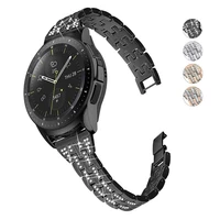 watch band for samsung galaxy 42mm sm r810 gear sport sm r600 strap wrist bracelet replacement men sport belt metal loop band