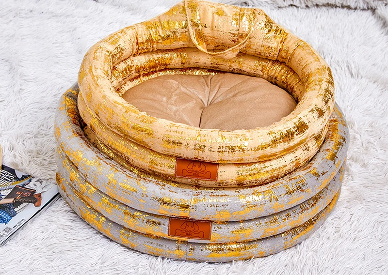 

Подстилка для собак, водонепроницаемая и влагостойкая ткань с горячим тиснением, домашняя будка, теплый и удобный глубокий сон для щенка фр...