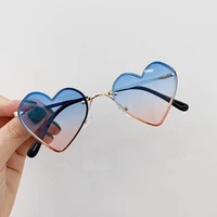 vintage childrens heart shaped sunglasses boys girls luxury design fashion sunglasses kids personalized baby sun glasses 2022