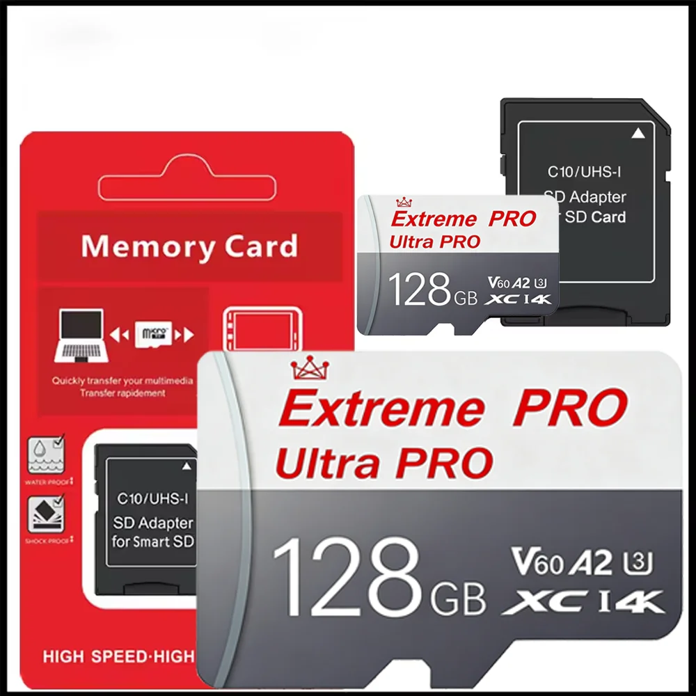 Фото Карта памяти SD 128 ГБ 256 ГБ 512 ГБ Micro TF SD U3 V30 A2 высокоскоростная, горячая распродажа, для дронов, квадрокоптеров, 4K UHD аэрофотосъемки №5