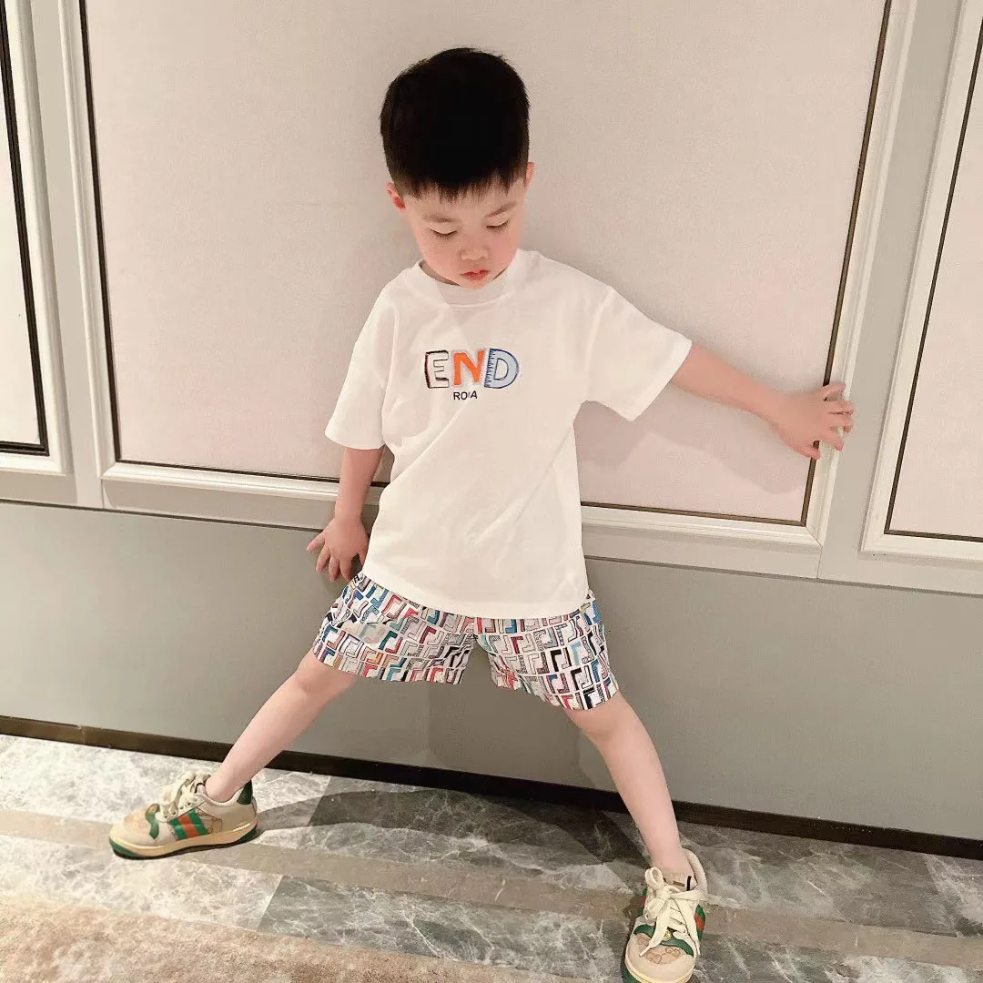 dziecięca koszulka piłkarska wykonana z czystej bawełny krótkim rękawem. Nowość 2024. Top unisex rękawem do łokcia na wio...