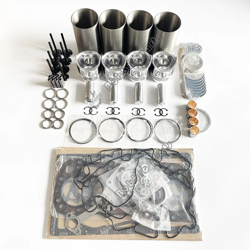 

4BE1 Overhaul Rebuild Kit With Full Gasket Set Pistons Rings Bearings Liner Valves For Isuzu NKR NPR 3.6L Engine