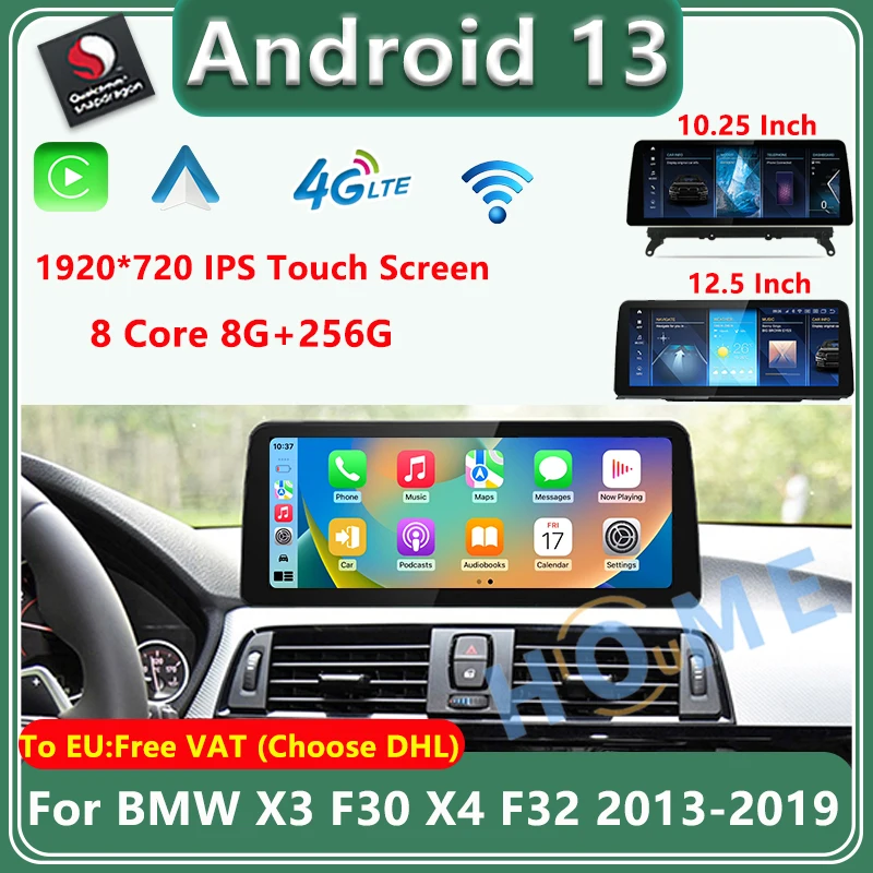 

Multimedia Player For BMW F30 F31 F34 F32 F33 2013-2017 WIFI Carplay Auto GPS Navigation HD IPS Touch Screen Andorid Car Radio
