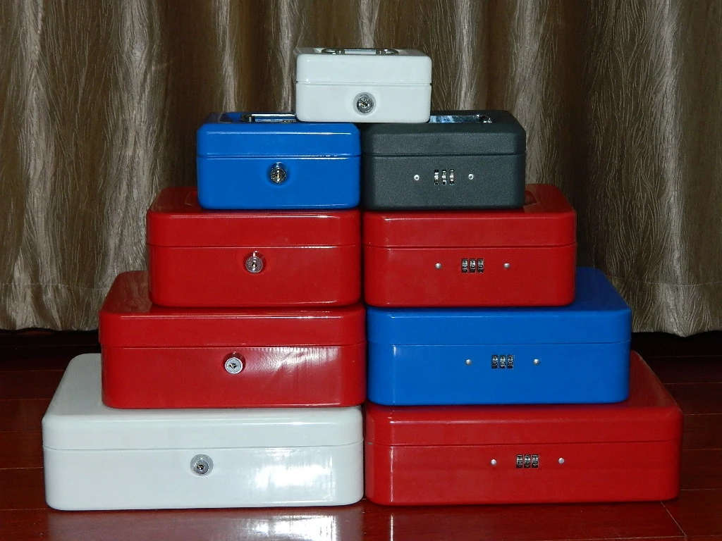 

30x24x9cm Storage Box Portable lockable code box safety box money box gift box tin box official seal box