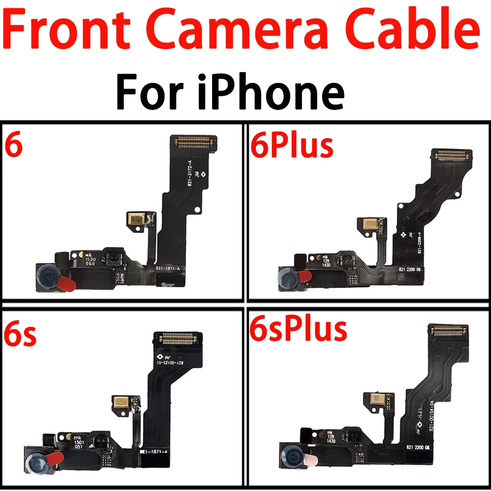 

Фронтальная камера ближнего света сенсорный микрофон ленточный гибкий кабель запасные части для iPhone 6 6Plus 6s 6splus