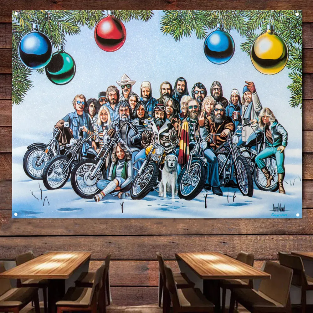 

Флаг мотоциклетной команды настенный винтажный декор плакат Автомобильная живопись для гаража мужская пещера бар клуб паб лучший подарок для велосипедистов