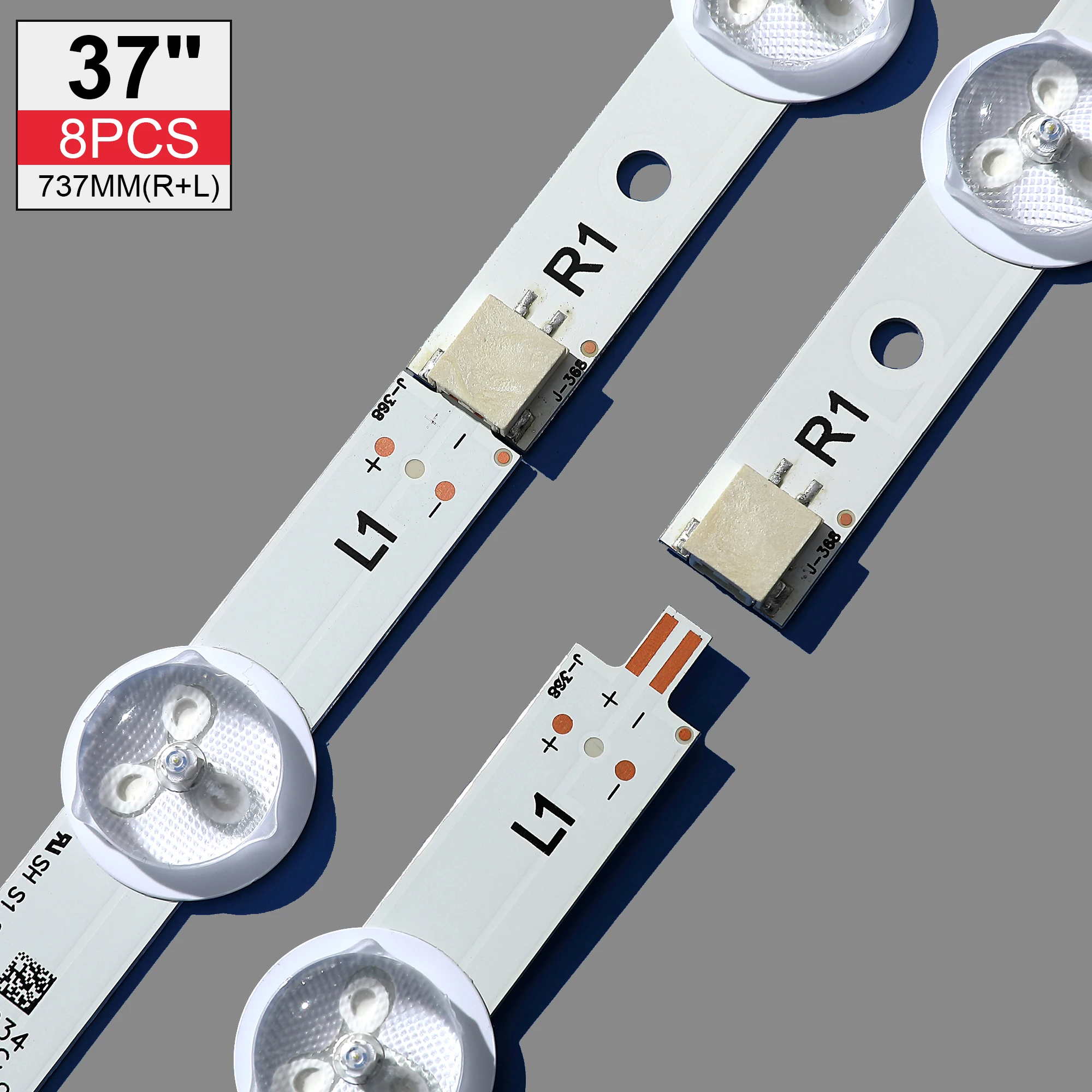 8PCS LED backlight strip for LIG 37LN540U 37LA613V 37LA615V 37LN540B 37LN540R 37LN540S LATWT370R 37LN541U 6916L-1137A1138A 39 40