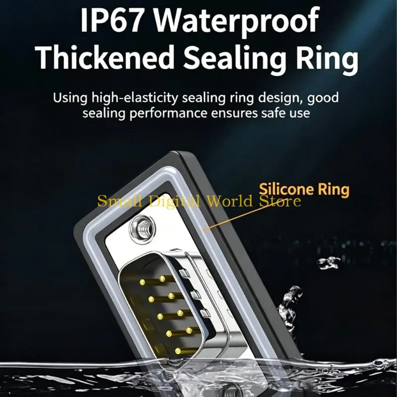 Фото 77UB DB9 с одной головкой, разъем DB9pin/DB15P/DB25P, высокотемпературный огнестойкий шнур №3