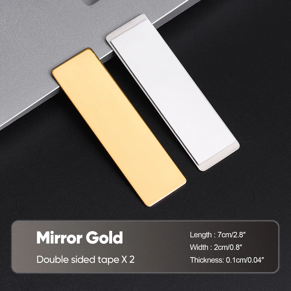 Персонализированные металлические броши AUERHAHN 70x20 мм