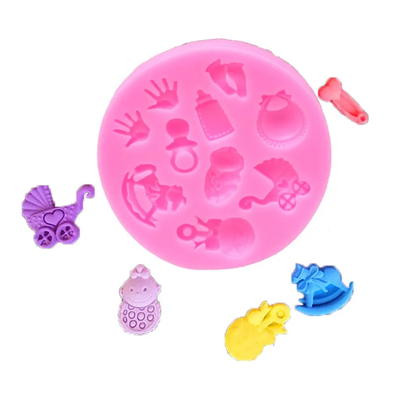Детская вечерние ничная силиконовая 3D форма для шоколада и помадки аксессуары