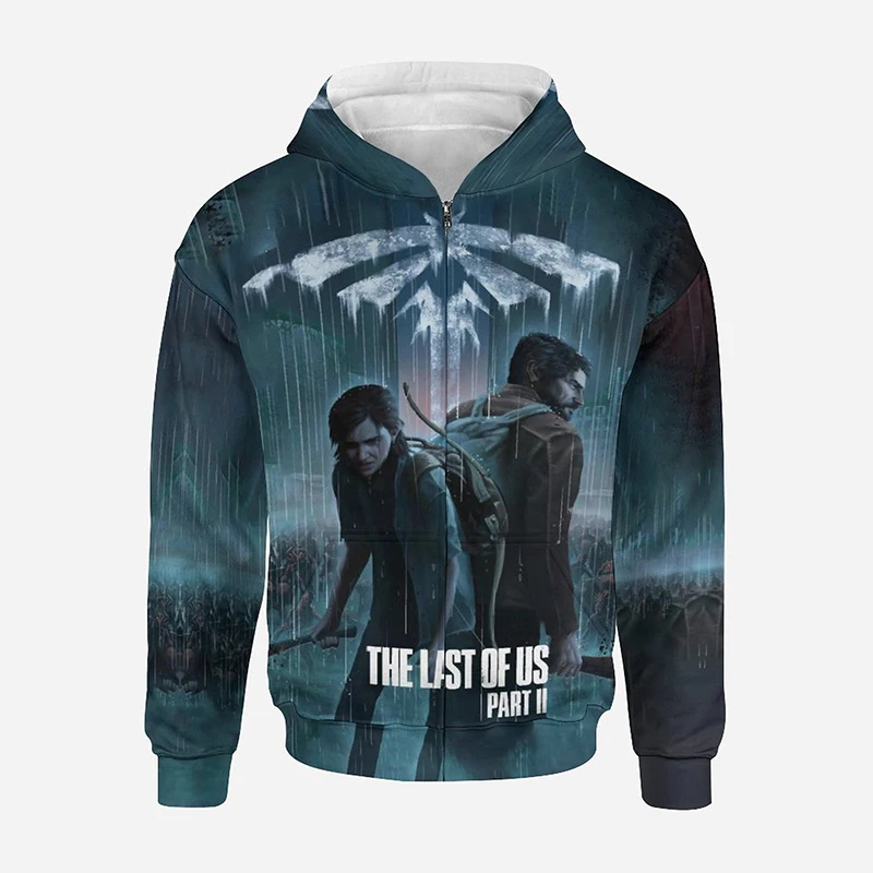

Толстовка унисекс на молнии с 3D принтом «The Last Of Us 2 Game»