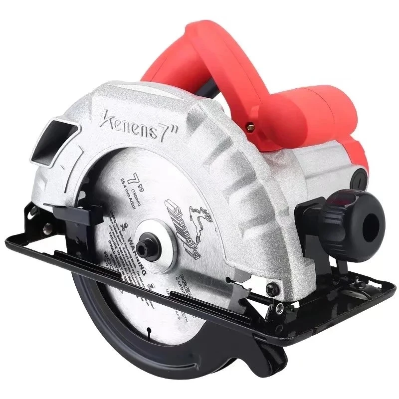 

2022 New Electric circular saw 10 inch aluminum body portable electric saw table saw flashlight saw flip metal tin sign