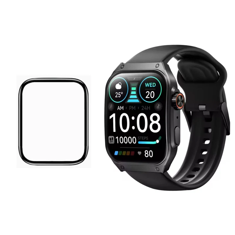 3D изогнутая мягкая прозрачная защитная пленка с полным покрытием для смарт-часов