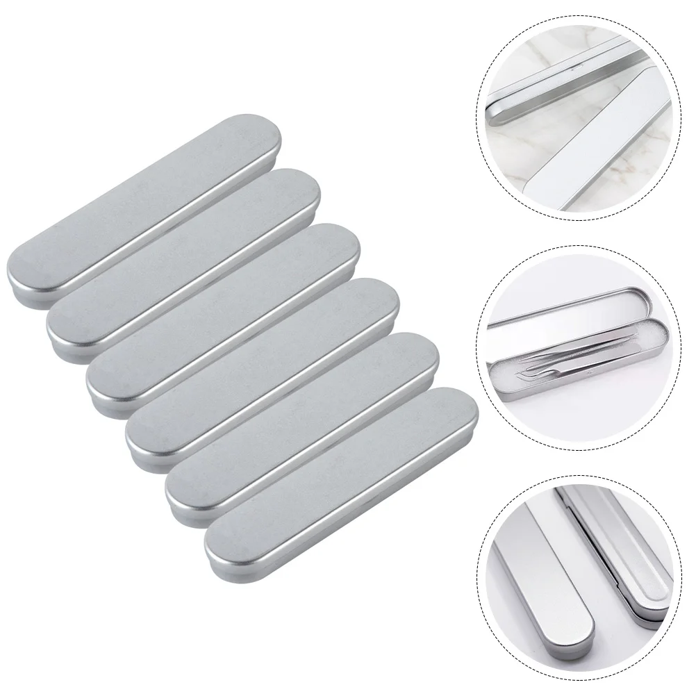 

Box Storage Tinsmetal Tin Empty Holder Rectangular Tinplate Containers Nail Hinged Candy Case Teabeaddrawing Boxesorganization