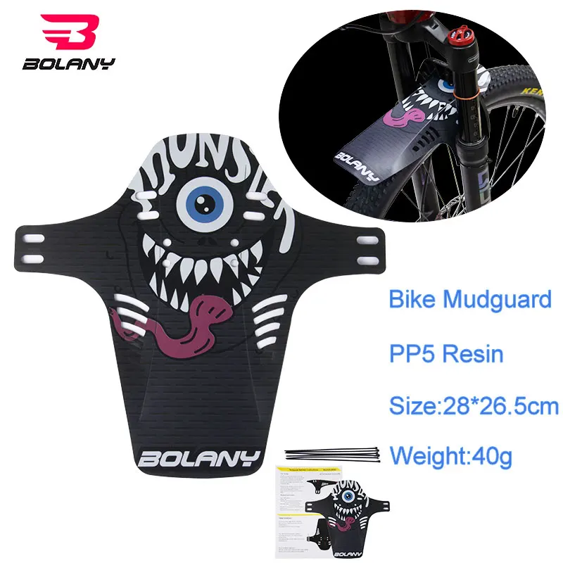 

Bolany Bicycle Fenders Anti-splash PP5 Material MTB Mudguard For Front /Rear Wings Mud Guard Easy To Install Bike Accessories