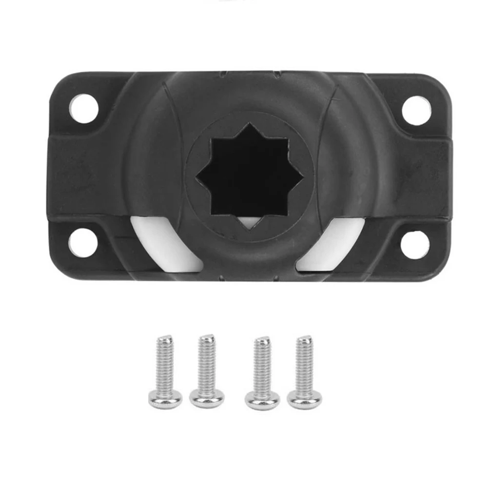 

Canoe Kayak Mount Base Inflatable Boat Sea Fishing Rods Holder with Screws Set Kayaks Canoes Dinghies Accessories