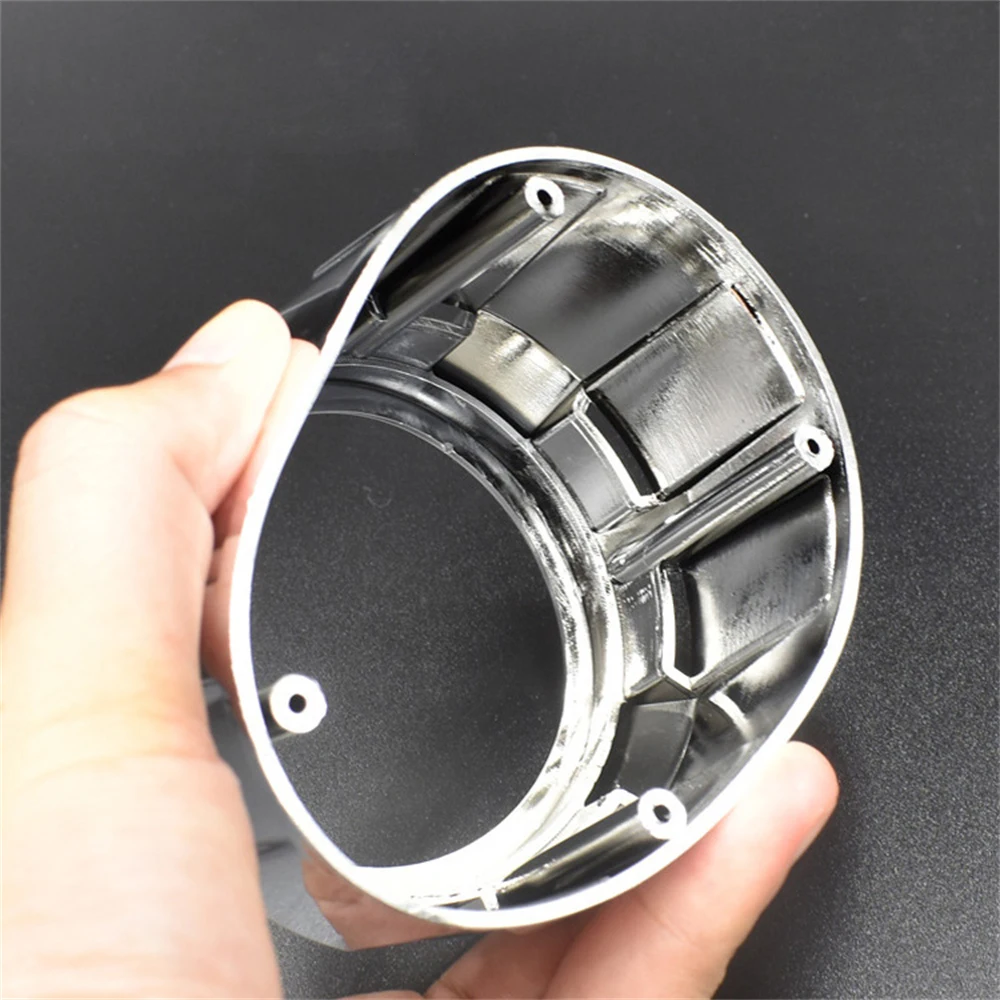 2 5 дюймовая Биксеноновая HID-линза для проектора черная серебряная кожуха маска