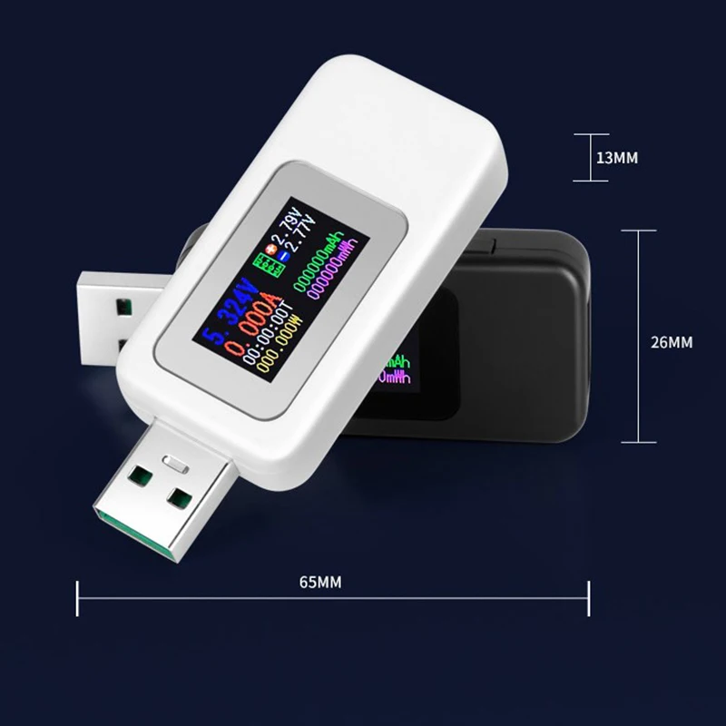 Цифровой вольтметр амперметр измеритель напряжения и силы тока 10 в 1