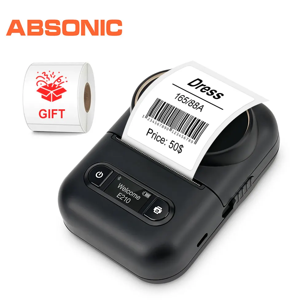 

Wireless Thermal Label Printer Portable Inkless Pocket Label Maker Similar to Niimbot B21 Labeling Machine Printing Tape Sticker