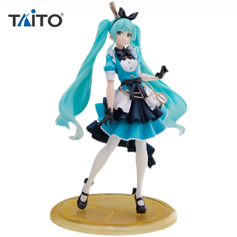 

In Stock TAITO Hatsune Miku Artist Series Alice 21CM Original Anime Figur Action Figures Collection Model Toys Gift for Children
