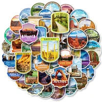 50 pcs national park stickers national park natural park forest outdoor travel camping stickers