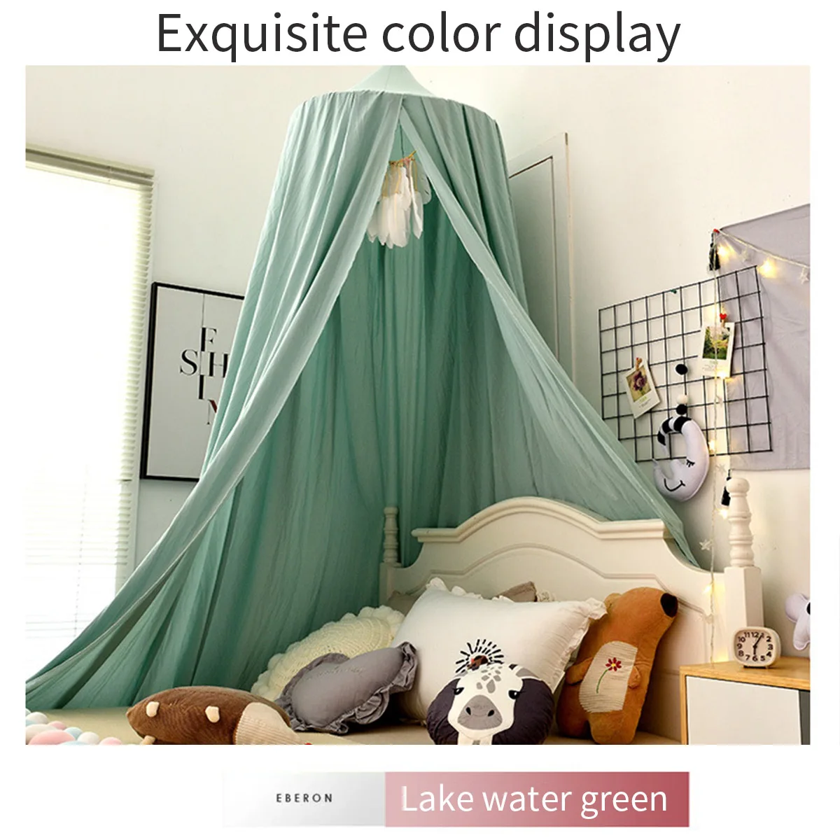 Baby Crib Bed Child Curtain Hung Dome Mosquito Net Boy Tent Room Kids Girl Bedroom Play Living Beding
