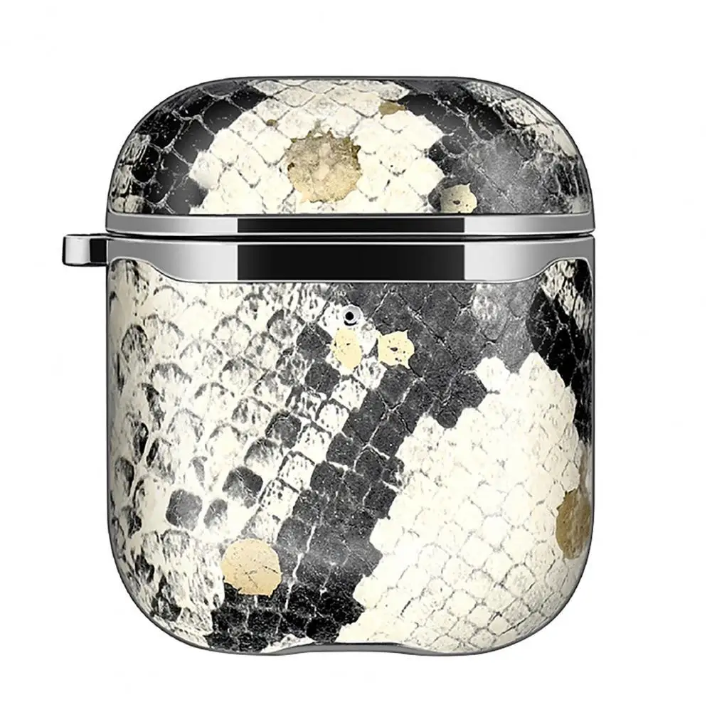 

Устойчивый к пятнам портативный с узором змеиной кожи беспроводной наушник Силиконовый протектор