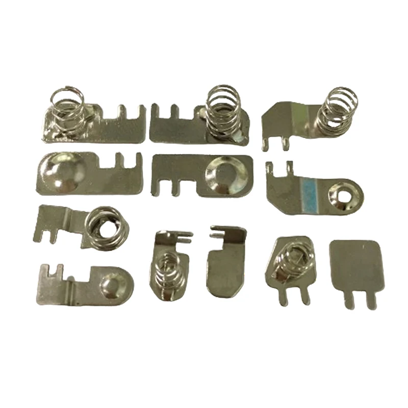 100 шт./набор пружины для батарей AA или AAA 7 No. Положительные и отрицательные