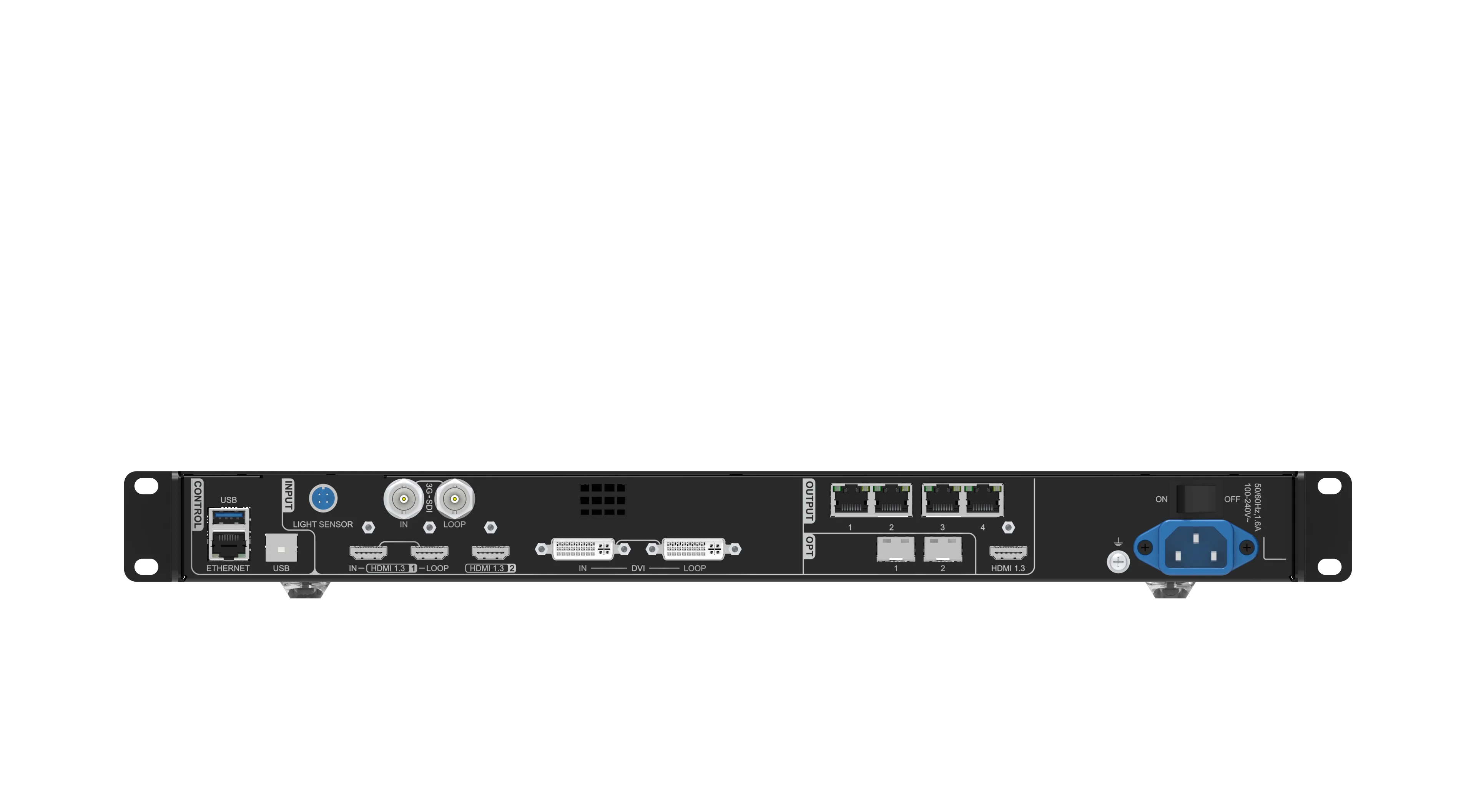Фото Обычный универсальный металлический контроллер видеопроцессора Novastar VX400 Pro для светодиодной видеостены на складе №3
