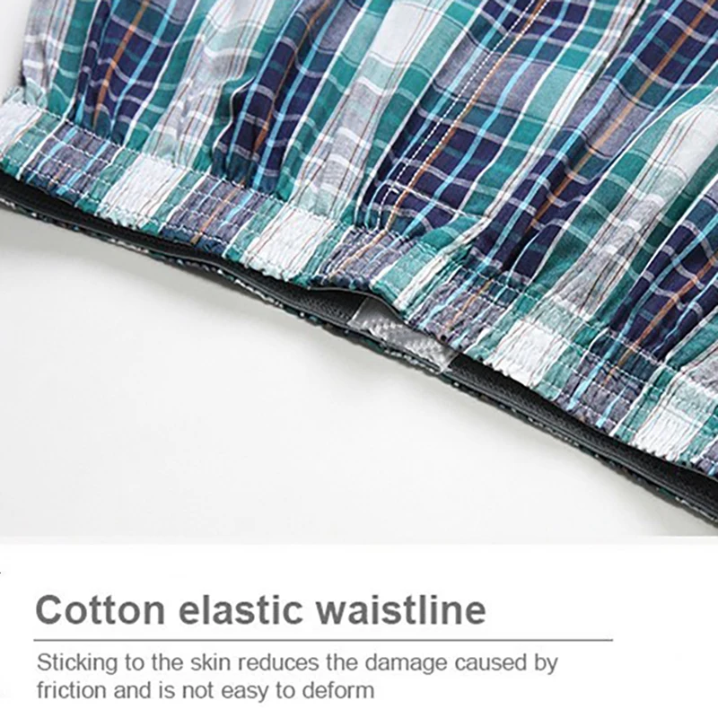 Lots Mens Underwear Boxers Short Casual Cotton Sleep Underpants Plaid Loose Comfortable Homewear Striped Arrow Panties Wholesale