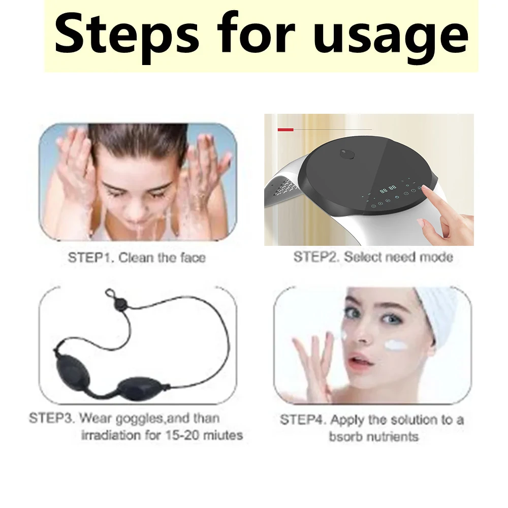 7 Colors LED Face Mask PDT Equipment SPA Facial Spray Device Skin Rejuvenation Light Body Beauty Machine For Care