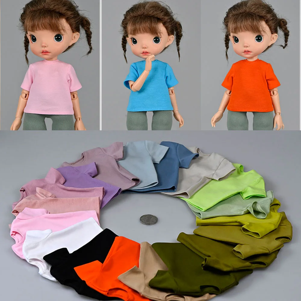 

1/6 Male /Female Solider Shirt Fashion Short Sleeved Cotton Casual Shirt Top Blouse Fit 12Inch Action Figure Body Accessories