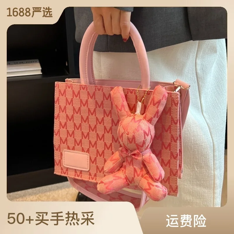 

New Fashion Handheld Tote Bag Cute Rabbit One Shoulder Crossbody Bag Ladies Hand Bags Purse Bag for Women Shoulder Bag