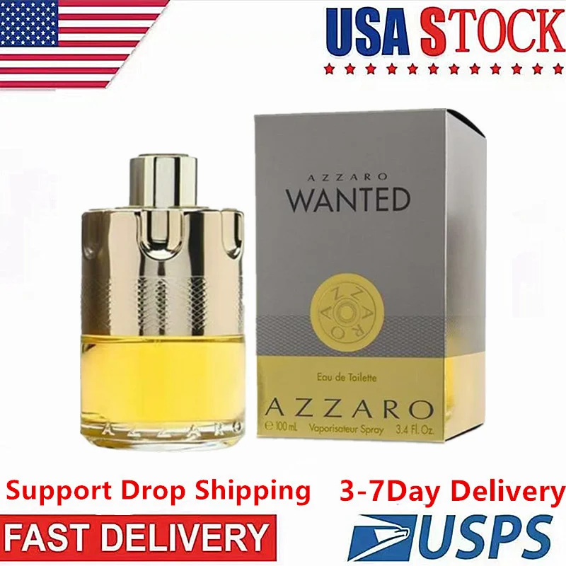 

New Free Shipping Men Original Parfumes AZZARO EAU DE TOILETTE Long Lasting French Cologne Fresh Parfum Spray Homme