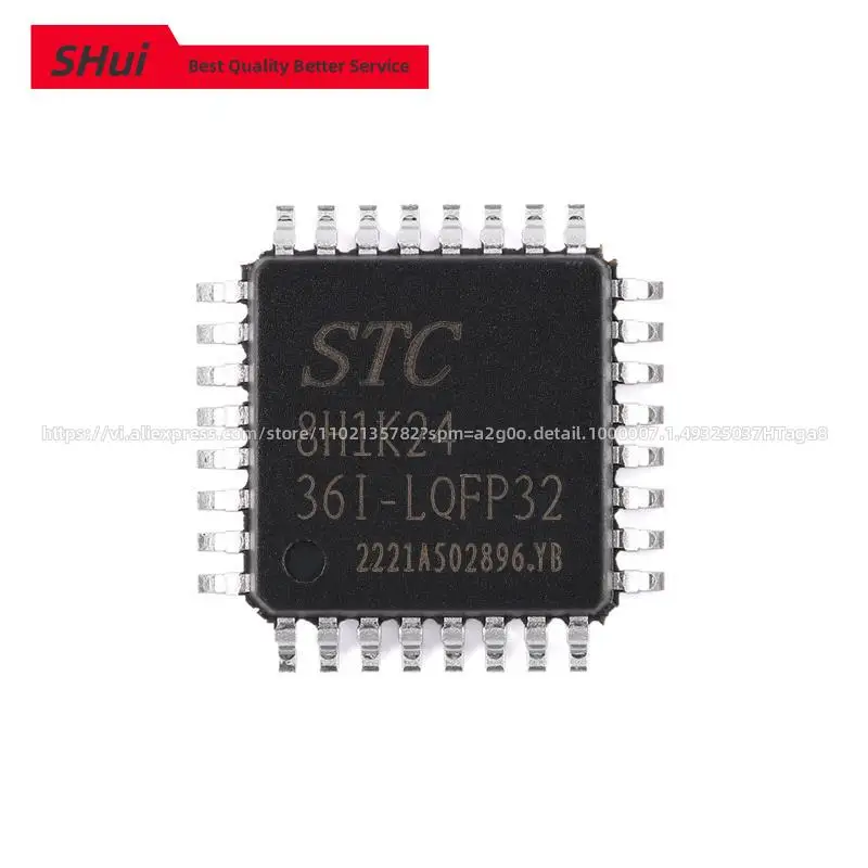 

2pcs STC STC8H1K24 STC8H1K24-36I LQFP32 1T 8051 Microprocessor IC Chip