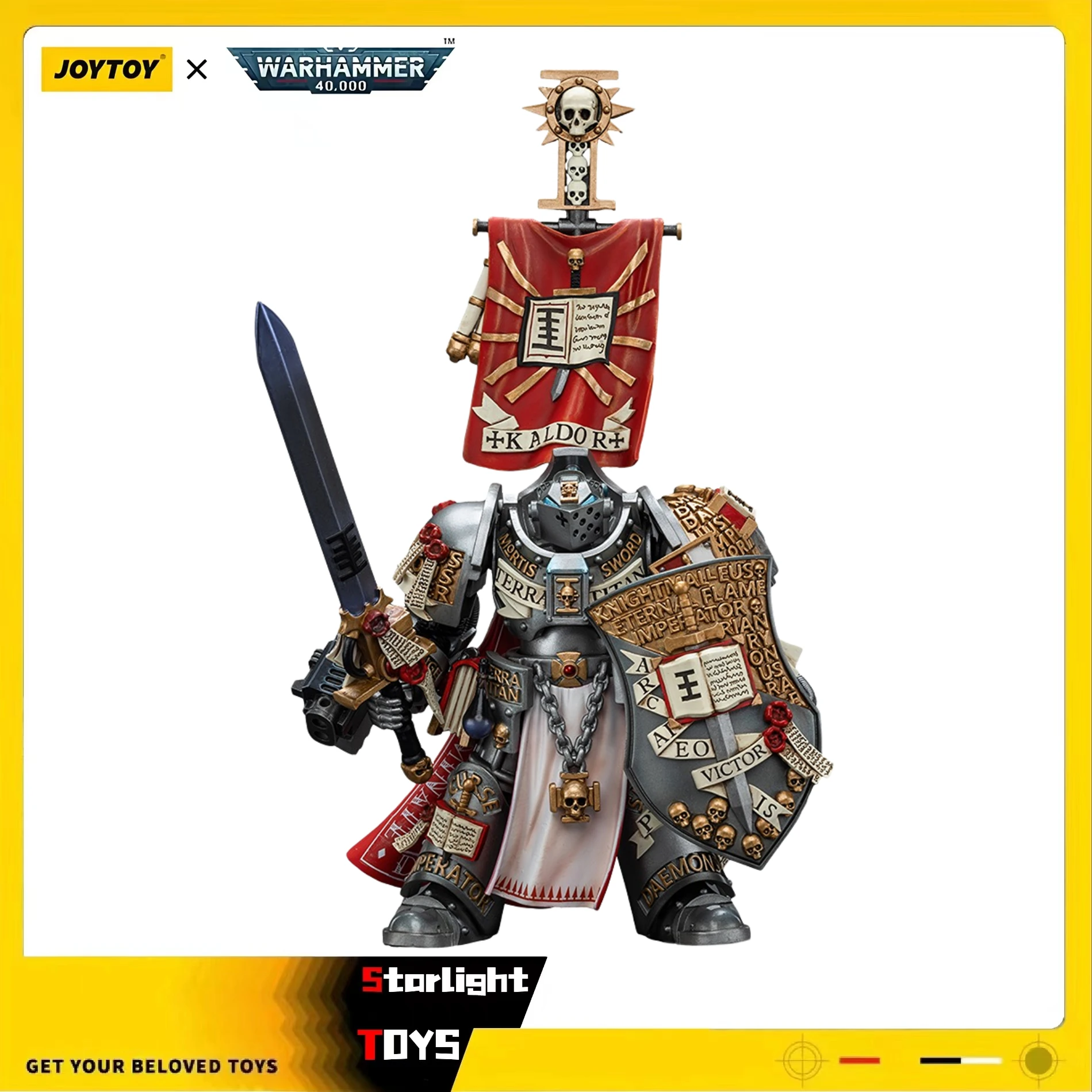 Фото JOYTOY 1/18 Фигурка Warhammer 40K Grey Knights Kaldor Draigo Модель игрушки в подарок №1
