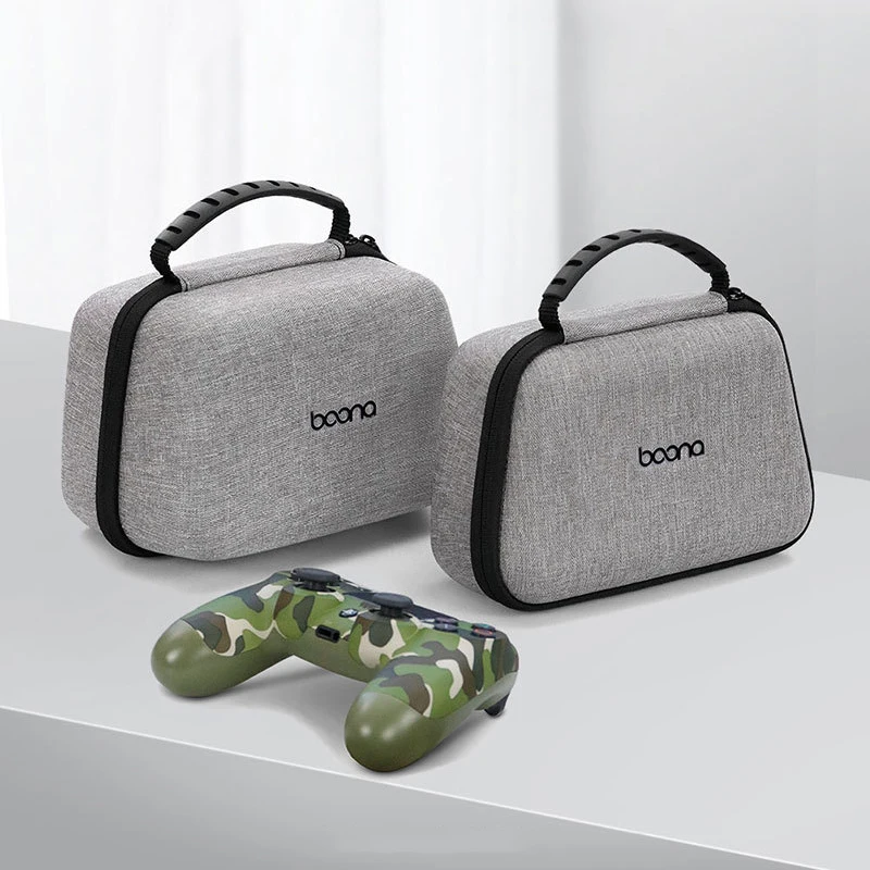 Portable Protective Zipper Bag For Game Console Handle Wire Charger Digital Shockproof Hard Shell Box Pressure Resistant Handbag