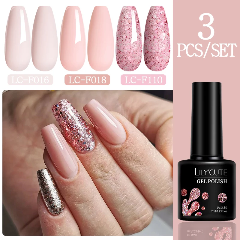 

3 шт./набор, Гель-лак для ногтей, 7 мл