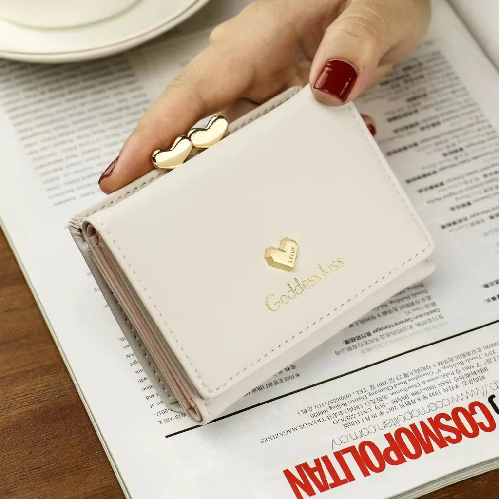 

Женские кошельки, Маленький модный брендовый кожаный кошелек, сумка для карт, короткий кошелек, Женский кошелек с зажимом для денег, бумажники