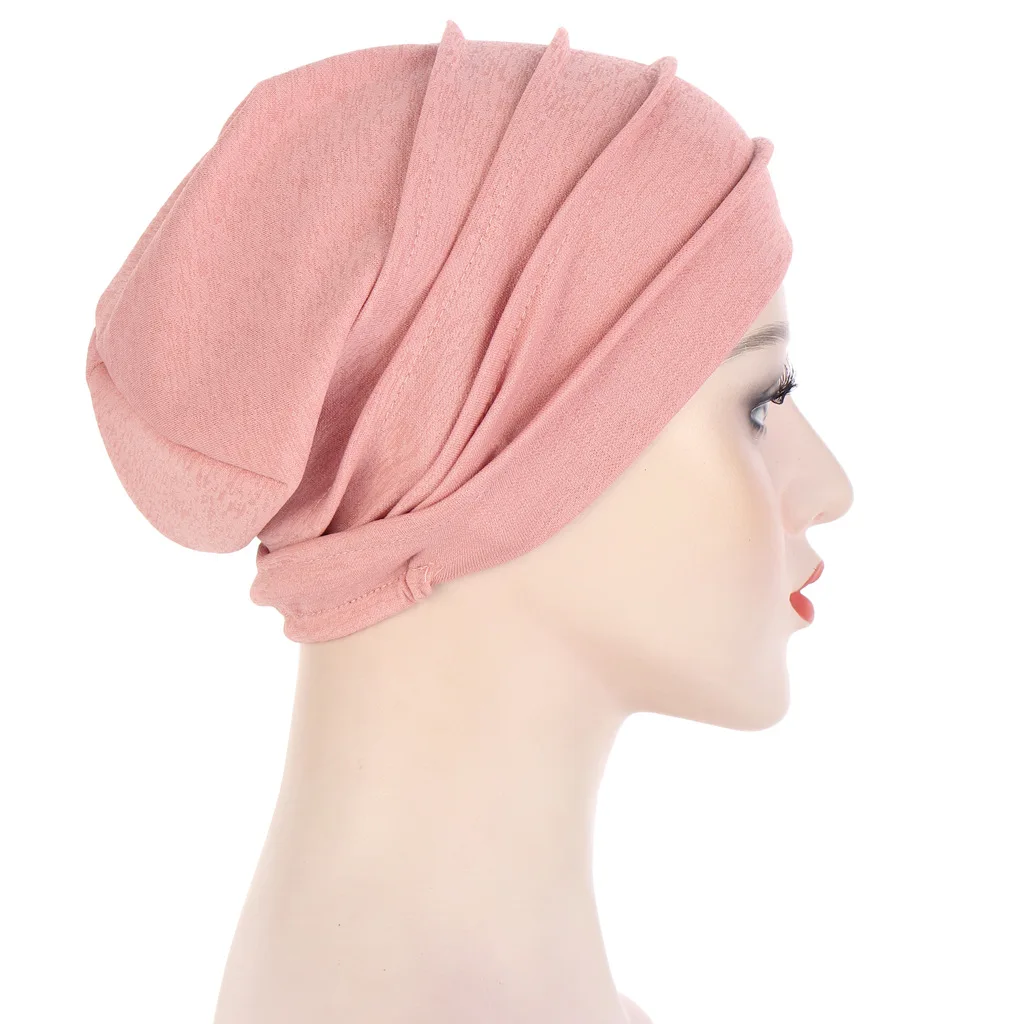 New Wholesale Under Scarf Hijab Cap Women Stretch Under Caps Solid Color Hijab Scarf Woman Hijab Cap Hats Turbans for Women