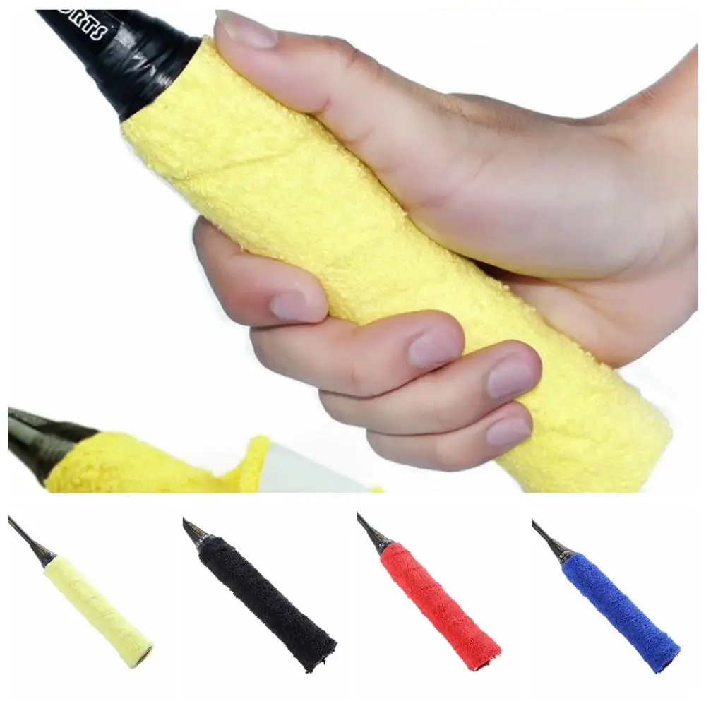 

1Pc Soft Anti-slip Towel Badminton Grip Over Grip Sweatband Fishing Rod Overgrips Sweat-absorbent Handle Sweat Band