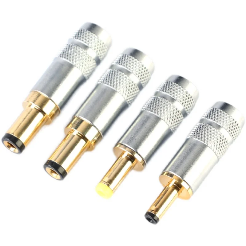 1 шт. Медный позолоченный разъем питания постоянного тока 5 5x2 5/5 1/4 0x1 7/3 5x1 3