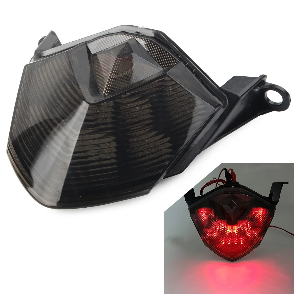 

Motorbike Rear Tail Light LED Turn Signals Brake Indicator Lamp For Kawasaki Ninja ZX6R ZX600 ZX10R Z750 Z1000