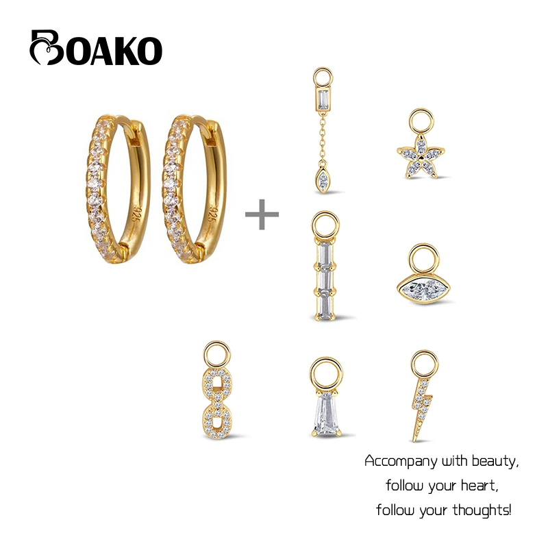 

Женские серьги-кольца из серебра 925 пробы с фианитом