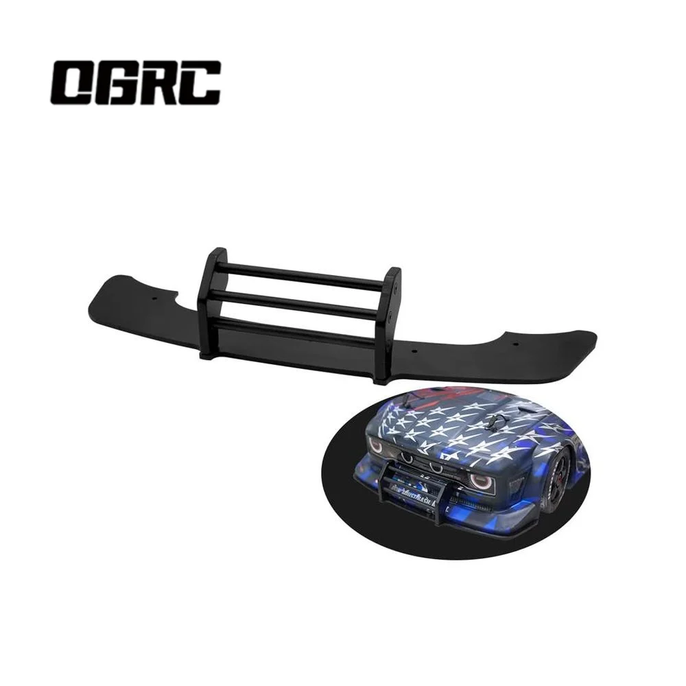 

OGRC Aluminum Front Bumper With Mounting Screws Upgrade Parts for 1/7 Arrma Infraction 6S Blx (Black)