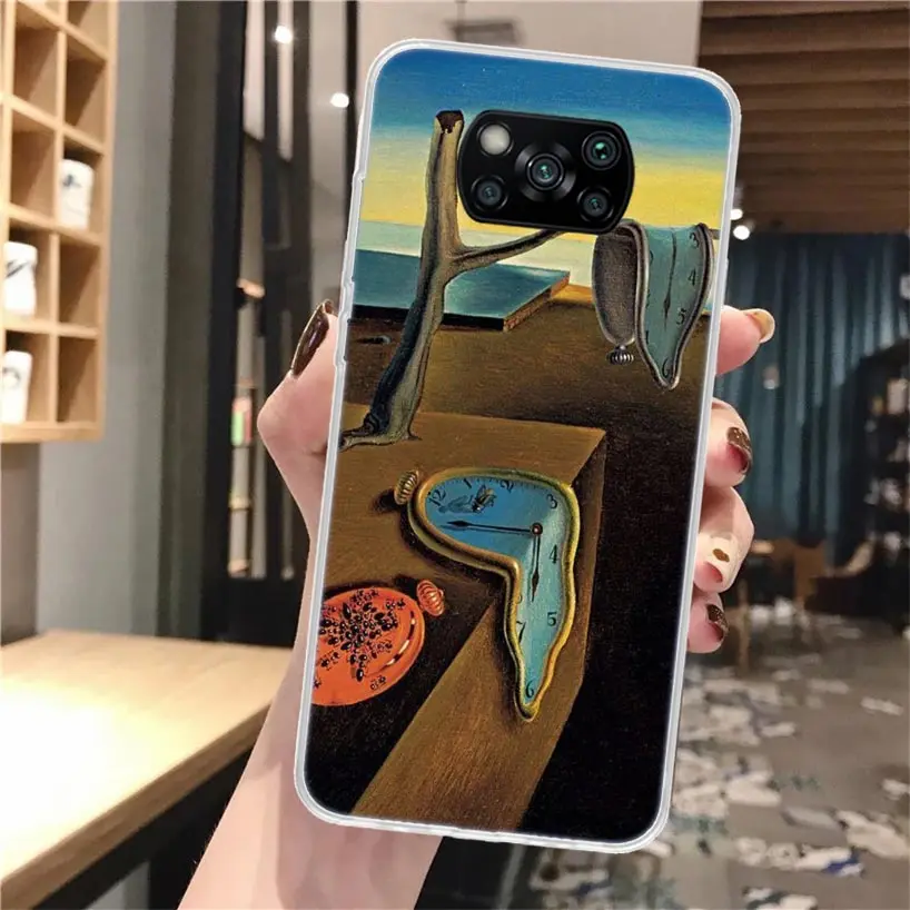 Силиконовый чехол Salvador Dali Art для телефона Xiaomi Poco X3 Nfc X5 X6 X7 F6 F5 Pro M5S M5 X4 F4 GT M4 M3 F3 F2 F1
